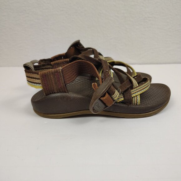 Chaco Brown Outdoor Hiking Active Sandals Little Kids sz 10 - Picture 5 of 10